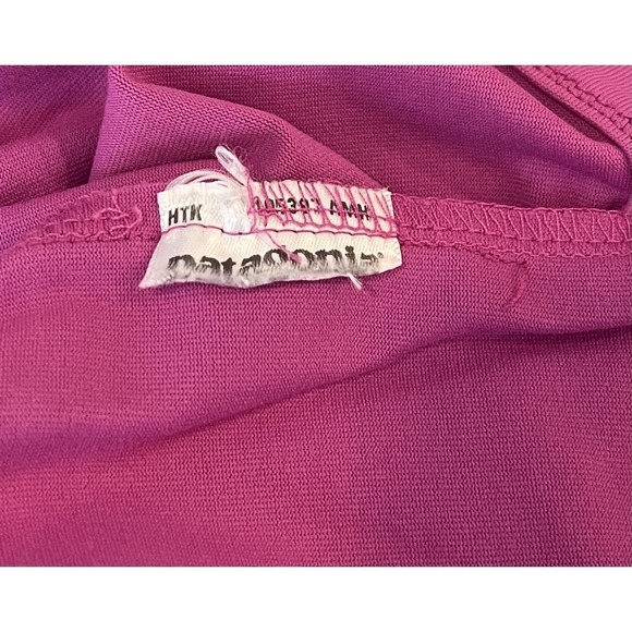 Patagonia Magenta Twist Front Stretch Fit Flare Dress Small Casual Work Vacation - Picture 7 of 7